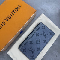 LOUIS VUITTON VIRGIL ABLOH MONOGRAM GUN METAL CANVAS COIN CARD HOLDER