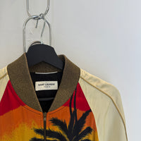 SAINT LAURENT PALM TREE SILK JACKET