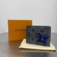 LOUIS VUITTON VIRGIL ABLOH MULTIPLE WALLET - GREY TAURILLON CLIMBING MONOGRAM
