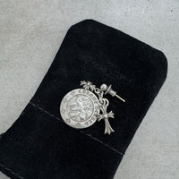 CHROME HEARTS TRIPLE CHARM EARRING