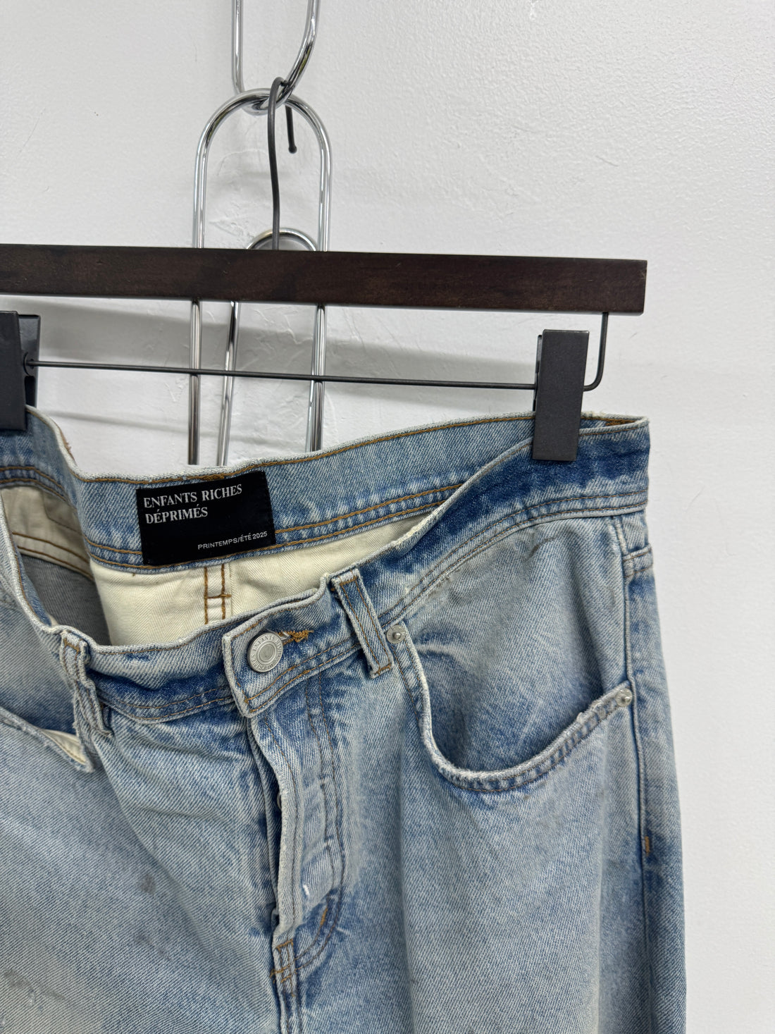 ENFANTS RICHES DEPRIME BOOT CUT DENIM PANTS