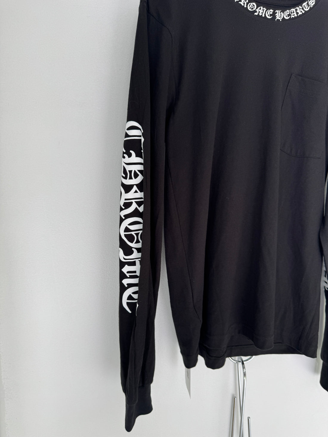 CHROME HEARTS NECK LOGO LONGSLEEVE