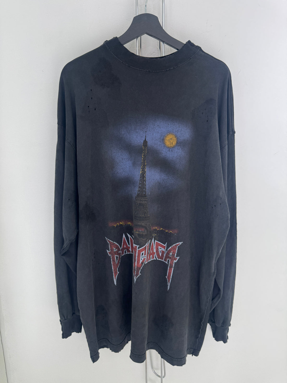 BALENCIAGA PARIS MOON LONG SLEEVE SHIRT
