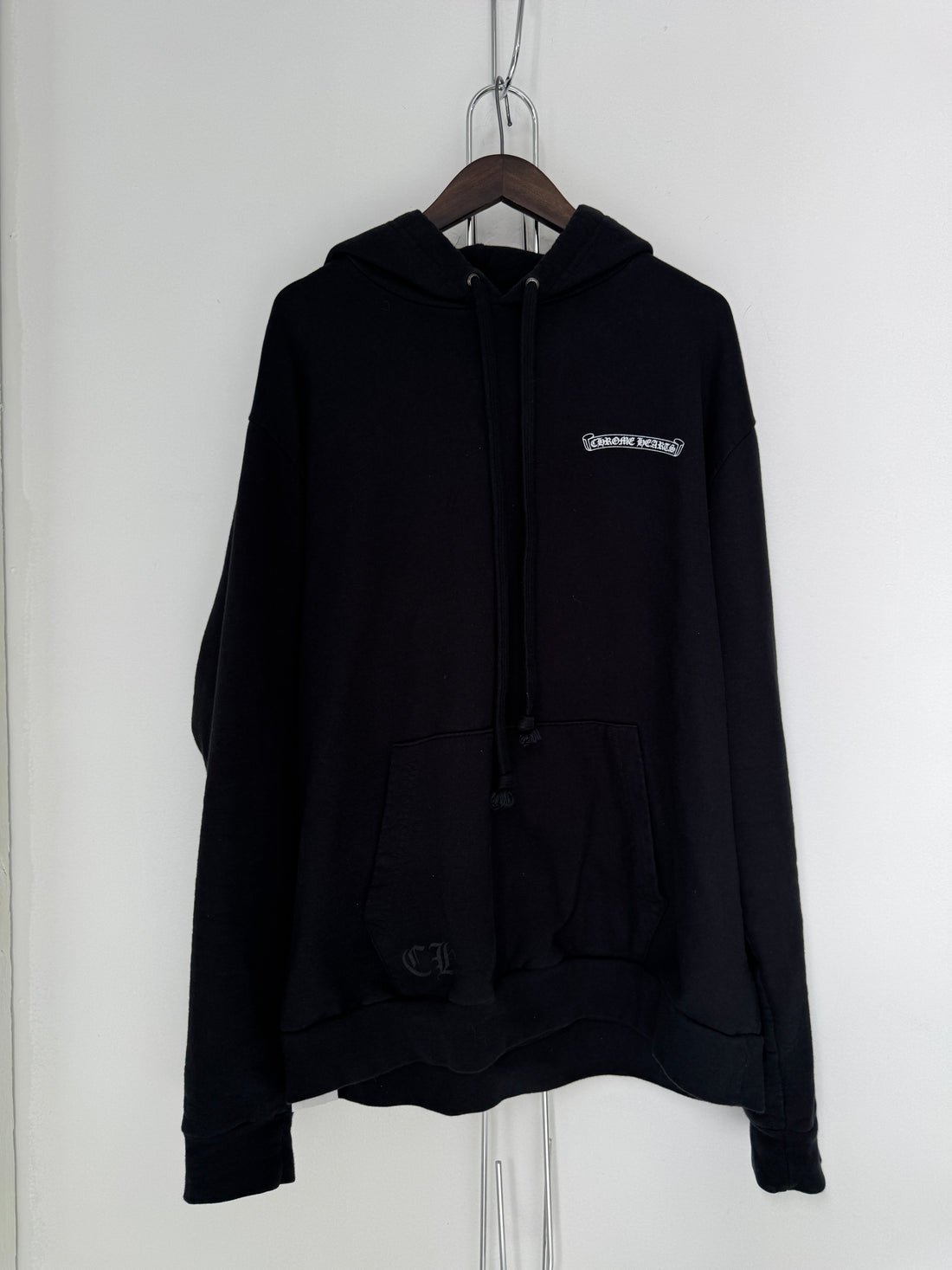 CHROME HEARTS SCROLL LOGO HOODIE