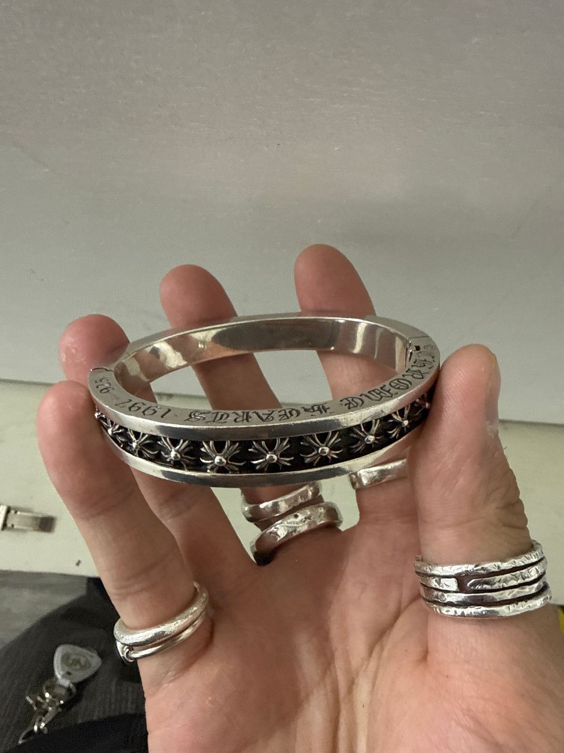 CHROME HEARTS PLUS CROSS BANGLE