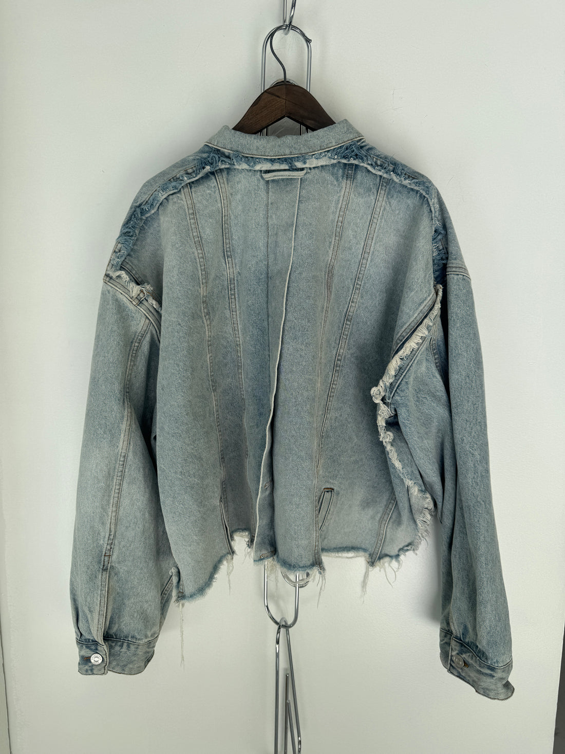 BALENCIAGA FALL 22 LOST TAPES DECONSTRUCTED DENIM JACKET