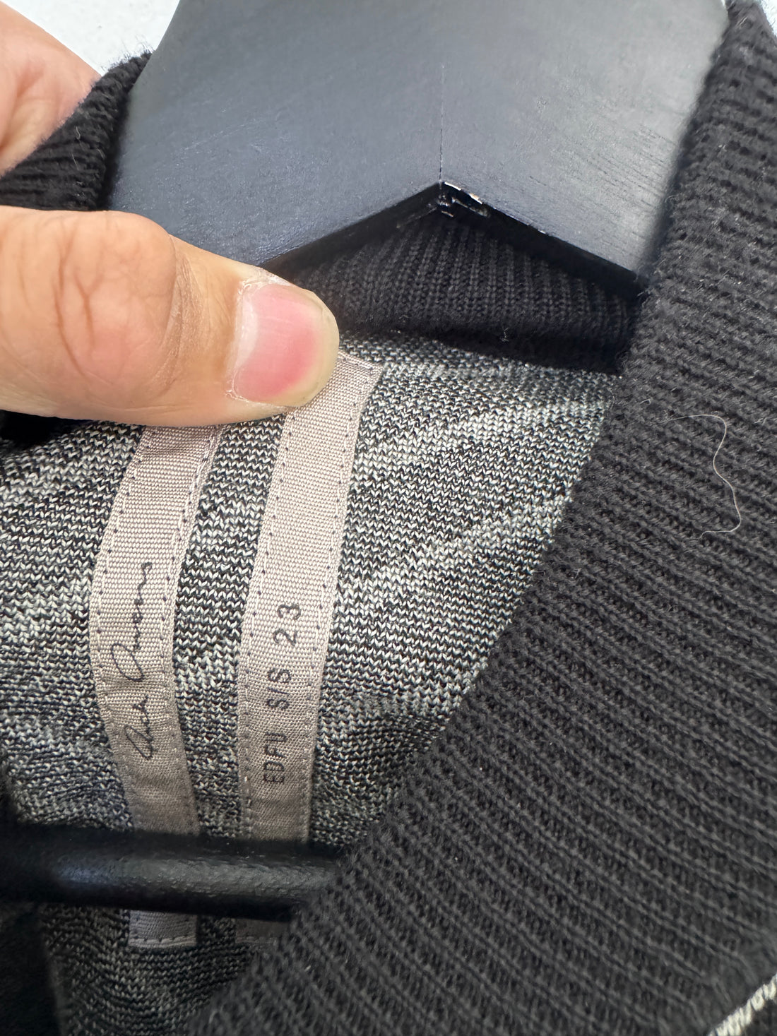 RICK OWENS STRIPED SWEATER