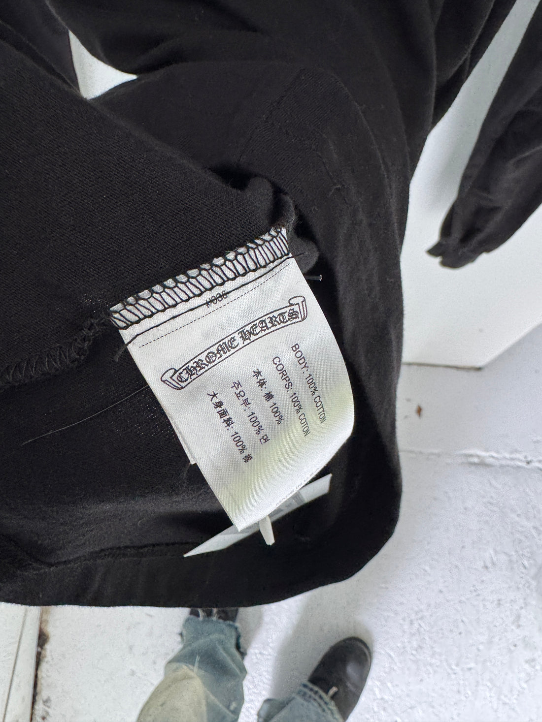 CHROME HEARTS NECK LOGO LONGSLEEVE