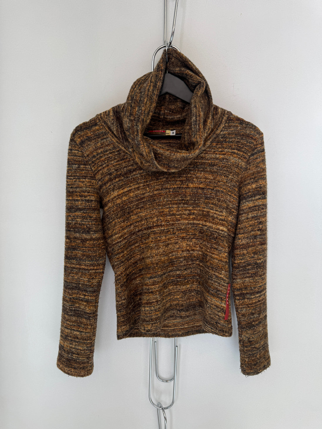 WOMENS PRADA WOOL TURTLENECK SWEATER