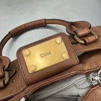 CHLOE VINTAGE TAN LEATHER PADDINGTON BAG