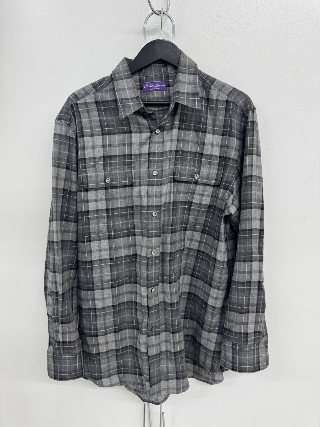 RALPH LAUREN PURPLE LABEL FLANNEL SHIRT