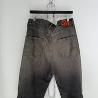 KAPITAL 14OZ BONE DENIM SHORTS