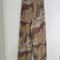 KAPITAL SMOOTH JERSEY CHOCOLATE CHIP CAMO BAGGY TRACK PANTS