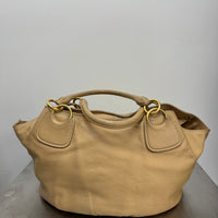 MIU MIU SOFT CALF LEATHER SATCHEL BAG