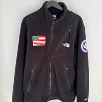 SUPREME X TNF USA FLAG FLEECE JACKET