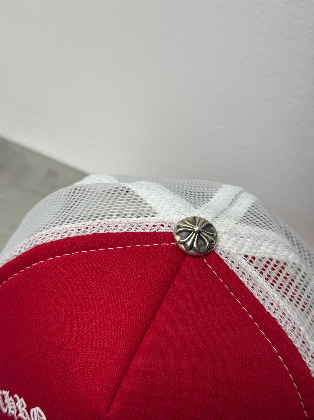 CHROME HEARTS RED WHITE & BLUE TRUCKER