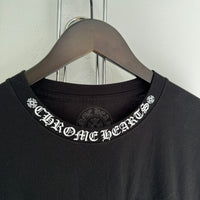 CHROME HEARTS NECK LOGO POCKET TEE