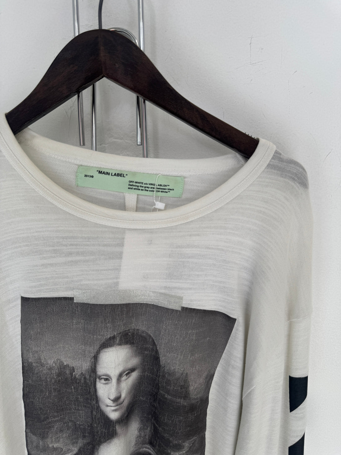 OFF WHITE MONA LISA LONG SLEEVE SHIRT