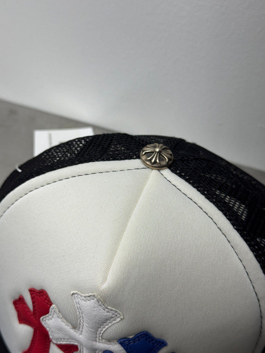 CHROME HEARTS USA TRIPLE CROSS TRUCKER HAT