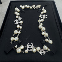 CHANEL LONG PEARL NECKLACE
