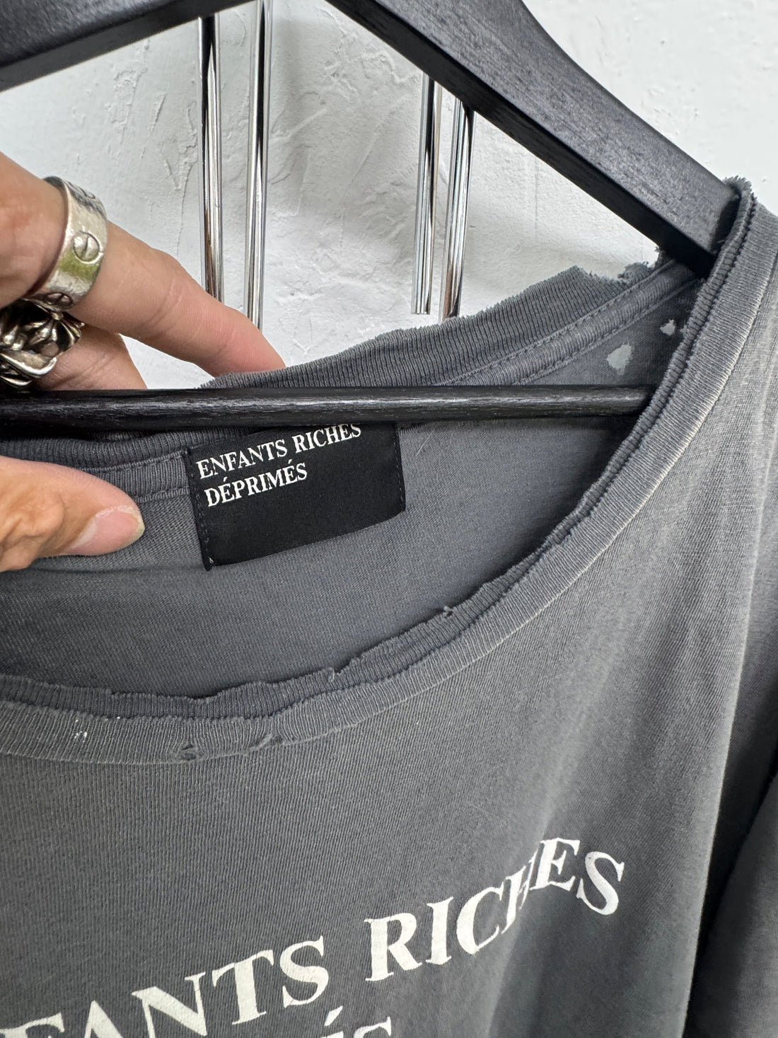 ENFANTS RICHES DEPRIME LOGO TEE