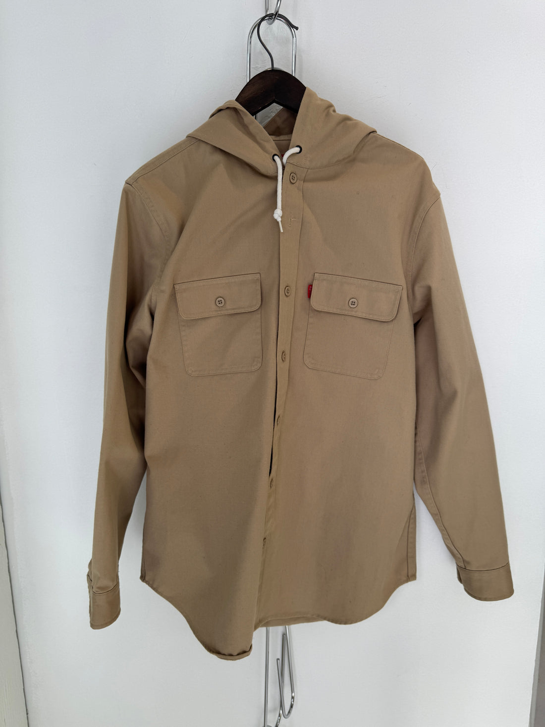 SUPREME PLANE HOODED BUTTON UP
