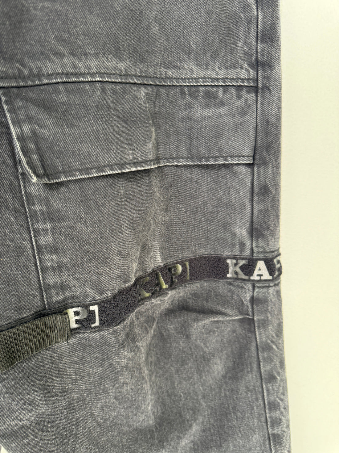KAPITAL NOUVELLE SHUTTLE PANTS 14OZ DENIM