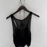 CHROME HEARTS VISCOSE TANK TOP