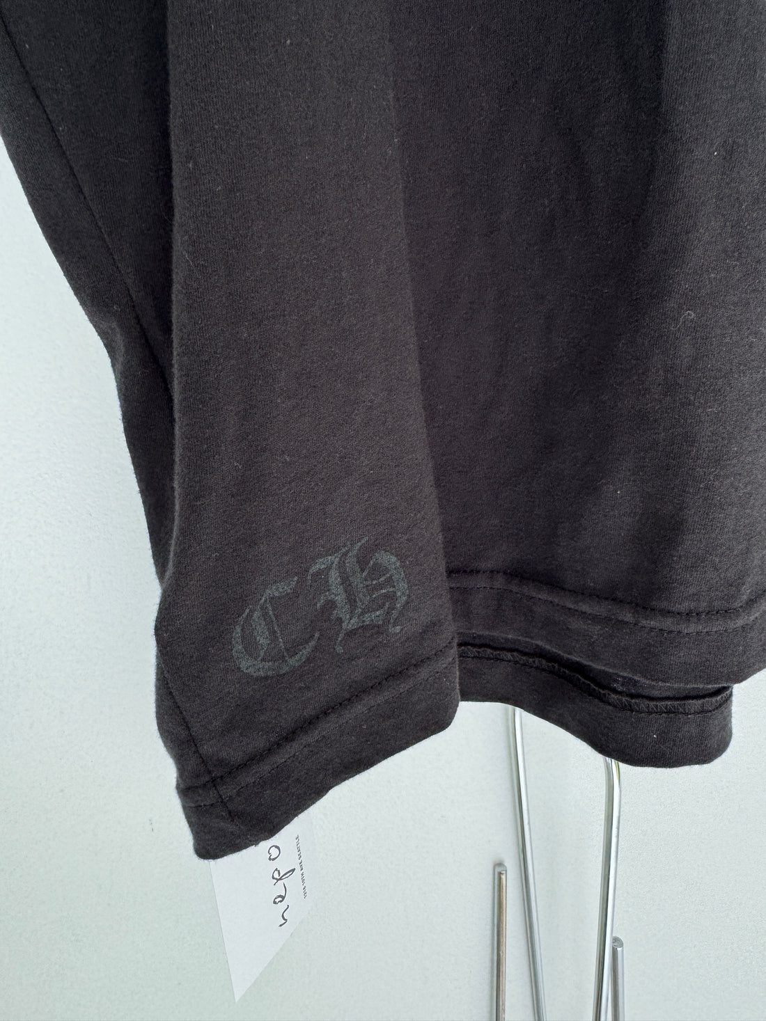 CHROME HEARTS GOLD NECK LOGO TEE