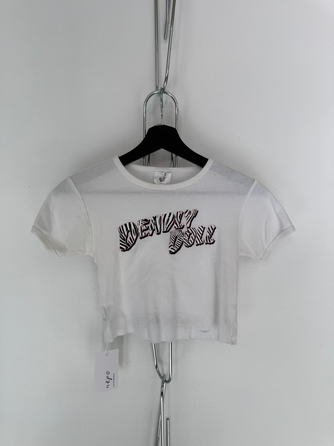 CHROME HEARTS DEADLY DOLL CROP TOP