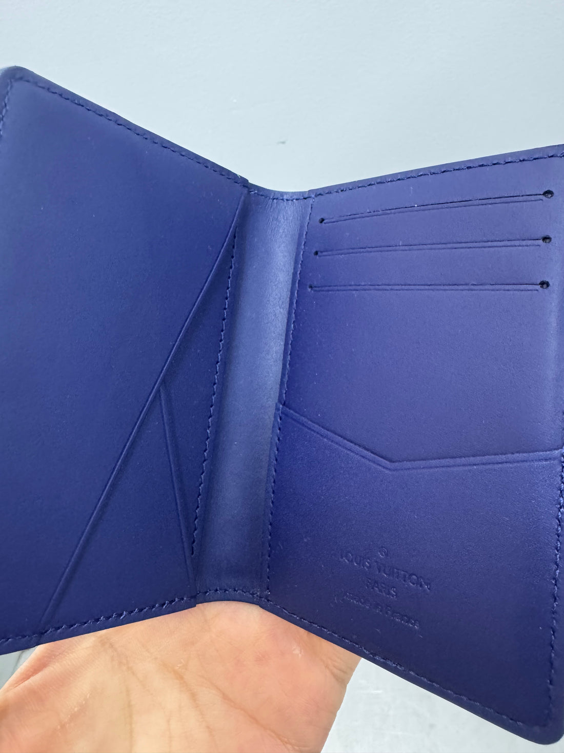 LOUIS VUITTON VIRGIL ABLOH BLUE MONOGRAM BANDANA POCKET ORGANIZER