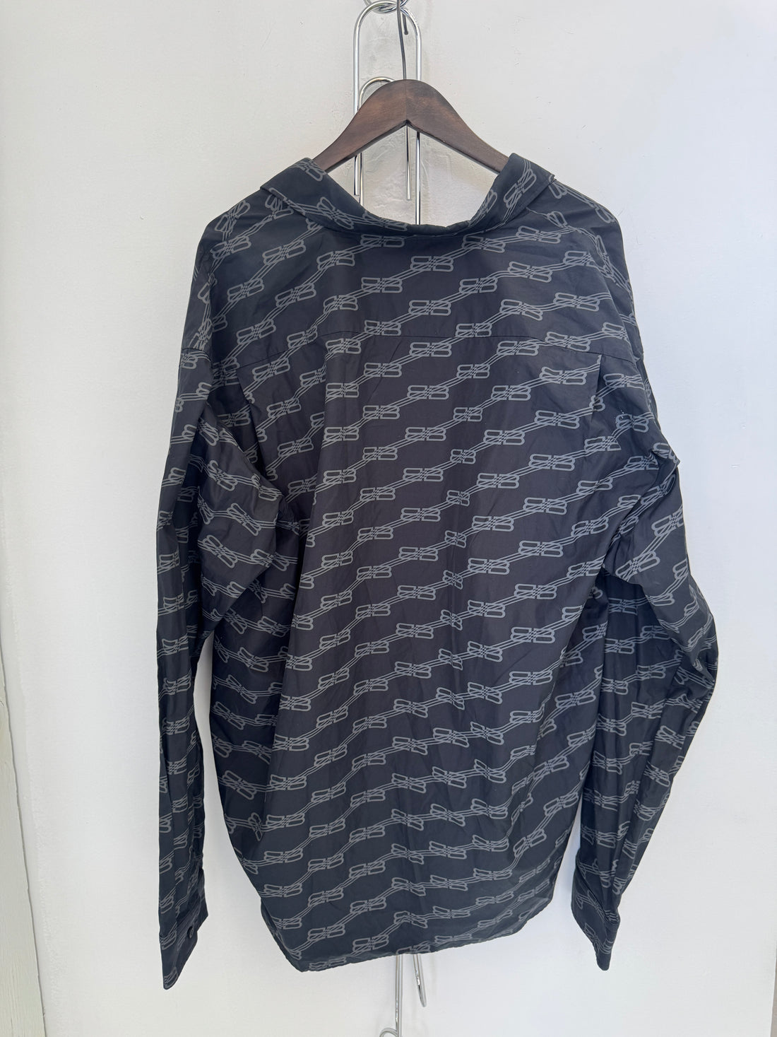 BALENCIAGA MONOGRAM BUTTON UP