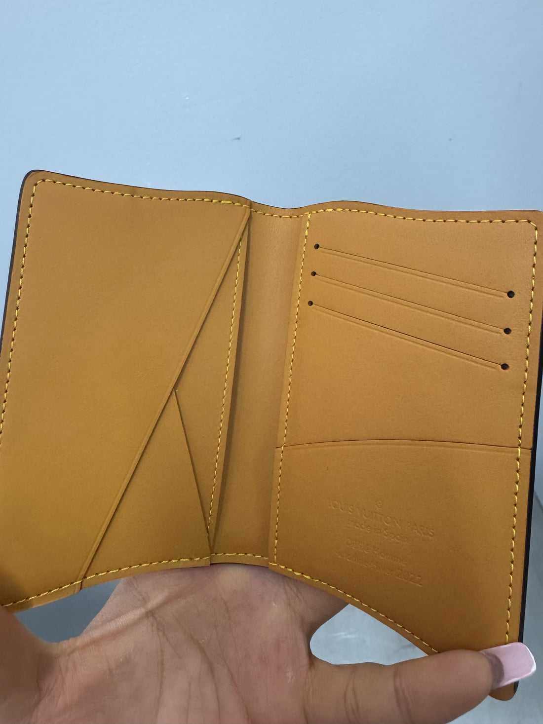 LOUIS VUITTON VIRGIL ABLOH WAVY BLURRY MONOGRAM POCKET ORGANIZER