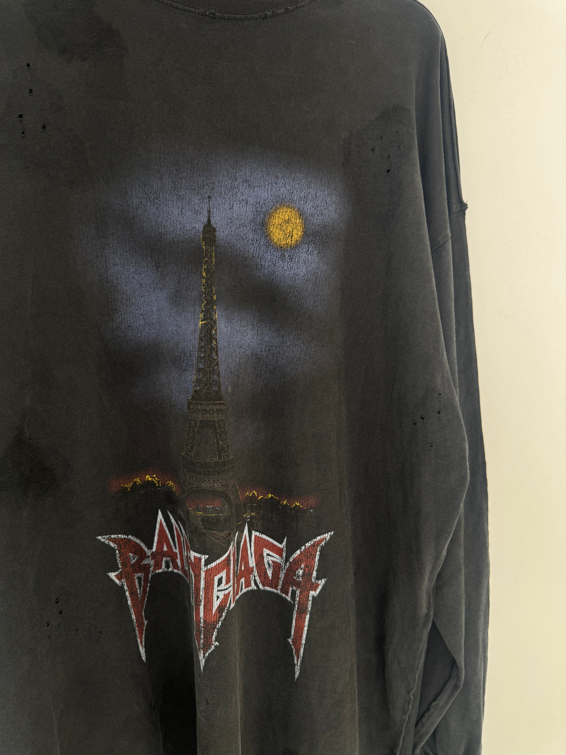 BALENCIAGA PARIS MOON LONG SLEEVE SHIRT