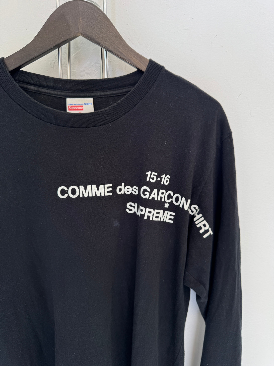 SUPREME X CDG LONG SLEEVE SHIRT