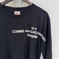 SUPREME X CDG LONG SLEEVE SHIRT