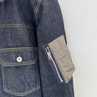 SACAI BOMBER DENIM JACKET