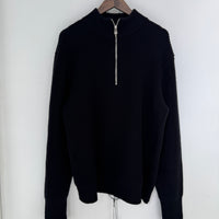 CHROME HEARTS LEATHER CEMETERY PATCH QUARTER ZIP