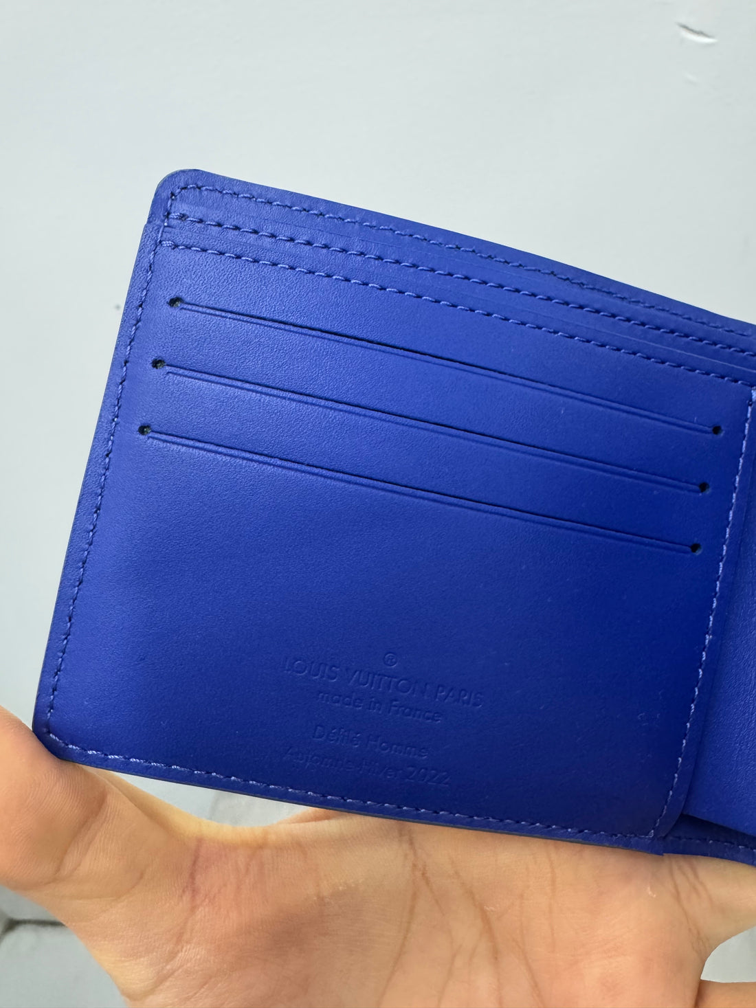 LOUIS VUITTON VIRGIL ABLOH MULTIPLE WALLET - GREY TAURILLON CLIMBING MONOGRAM