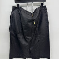WOMENS BOTTEGA VENETA WAXED CARGO SKIRT