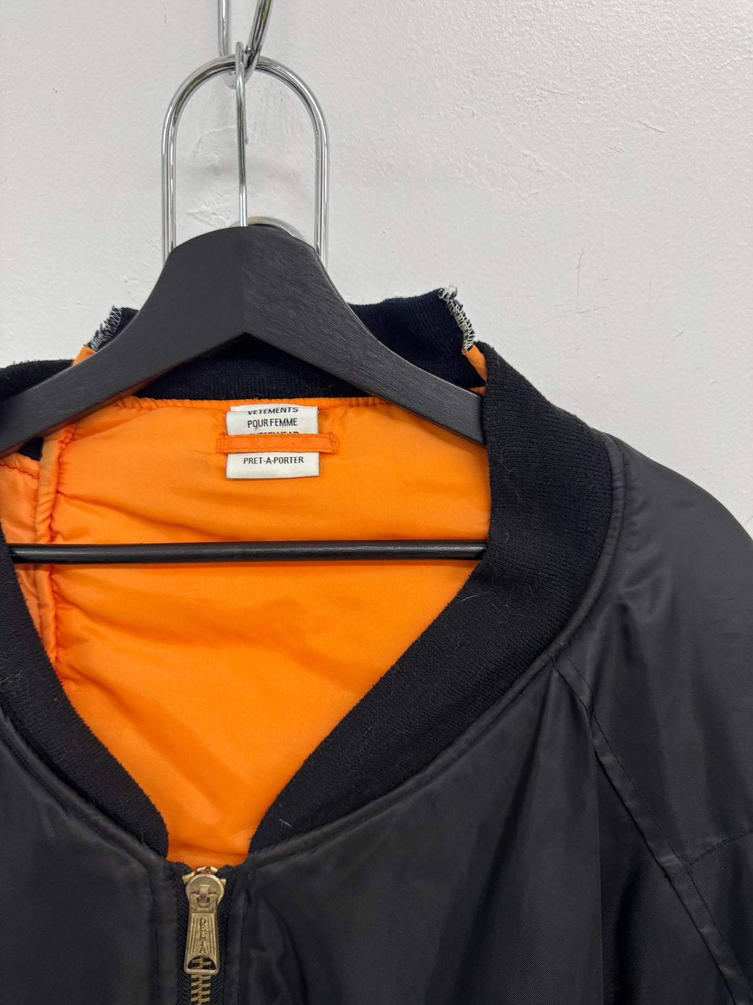 VETEMENTS XXXXL REVERSIBLE BOMBER