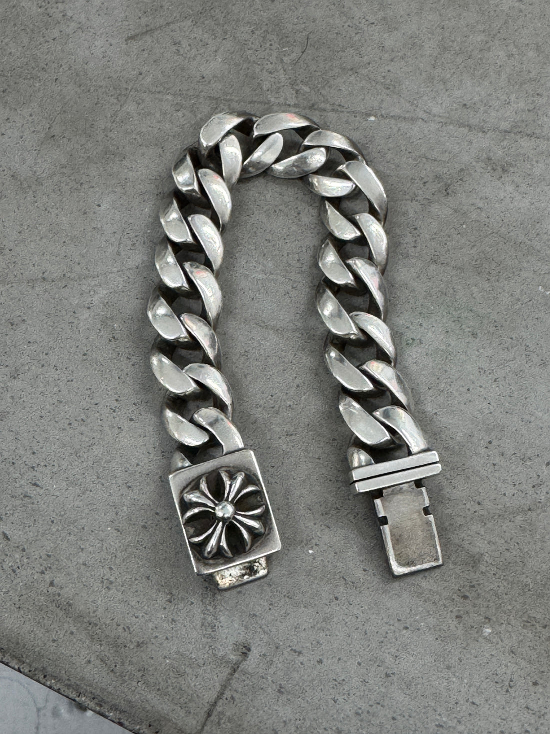 CHROME HEARTS PLUS CROSS ID BRACELET