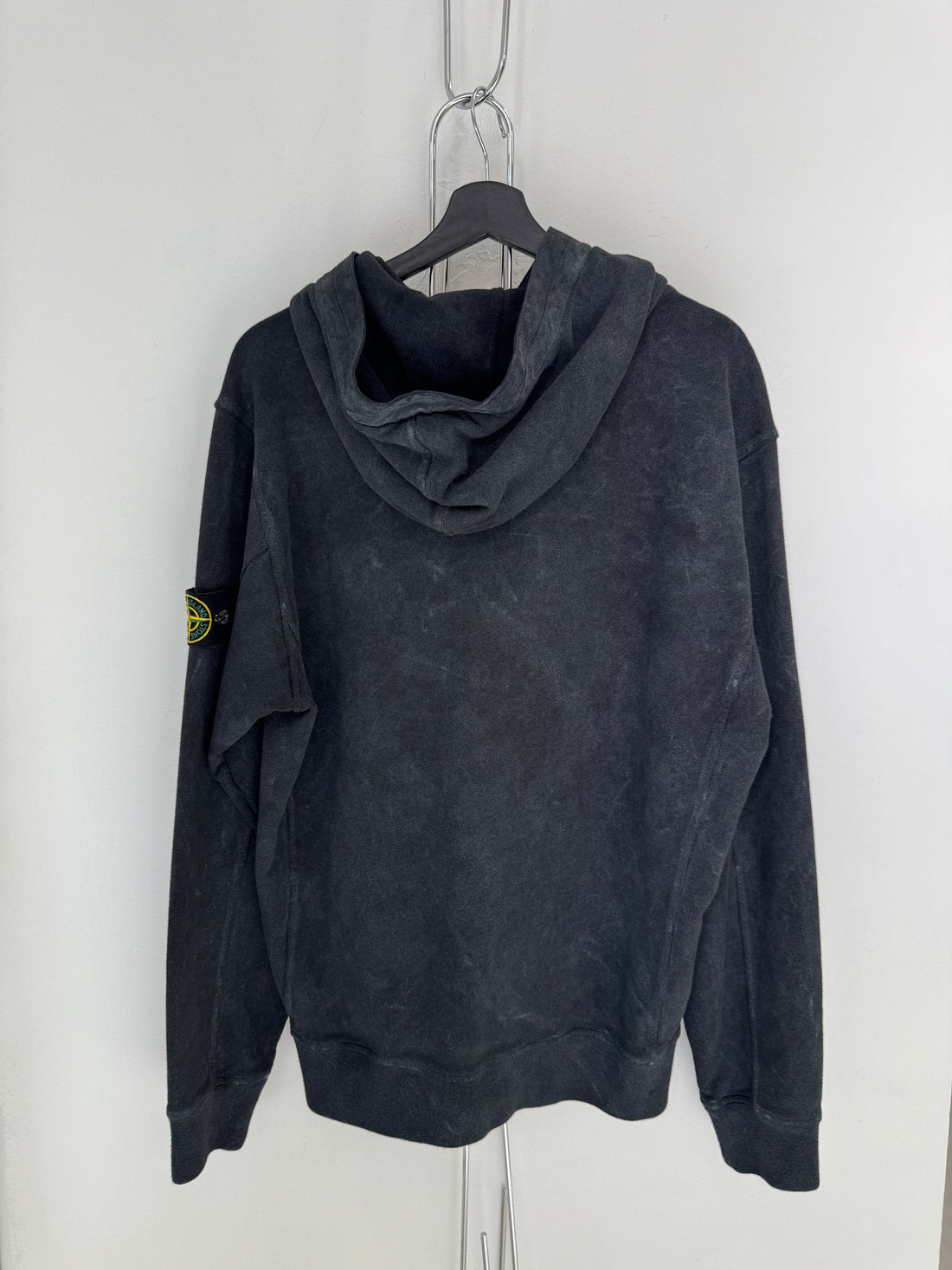 SUPREME X STONE ISLAND WASHED HOODIE