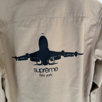 SUPREME PLANE HOODED BUTTON UP