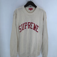SUPREME KNIT ARC LOGO SWEATER