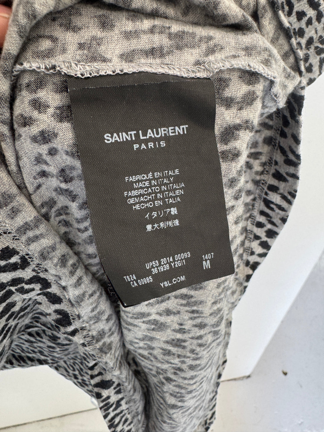 SAINT LAURENT BABY CAT SHIRT