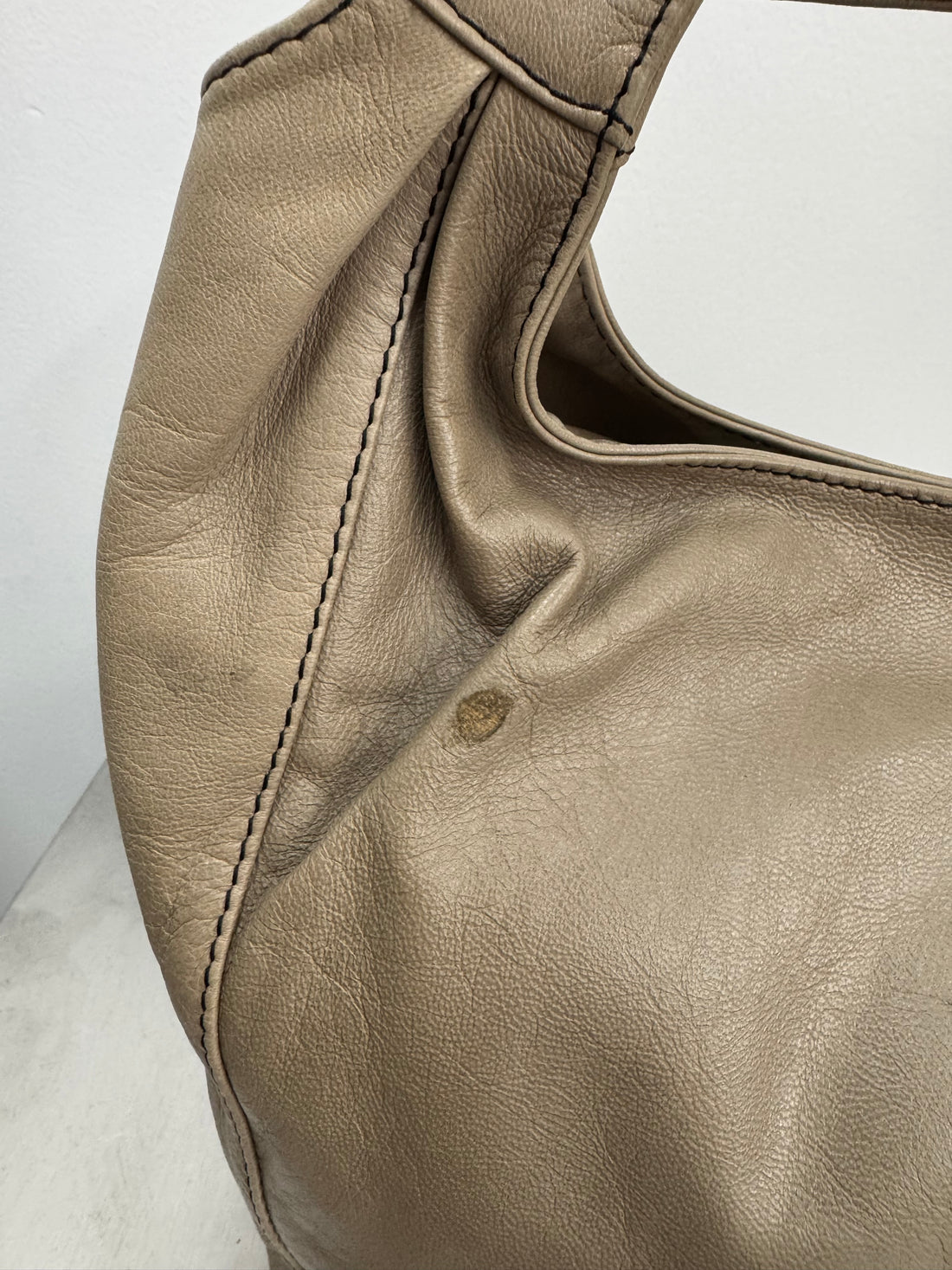VALENTINO GARAVANI NAPA LEATHER NUAGE BOW HOBO BAG