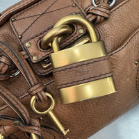 CHLOE VINTAGE TAN LEATHER PADDINGTON BAG