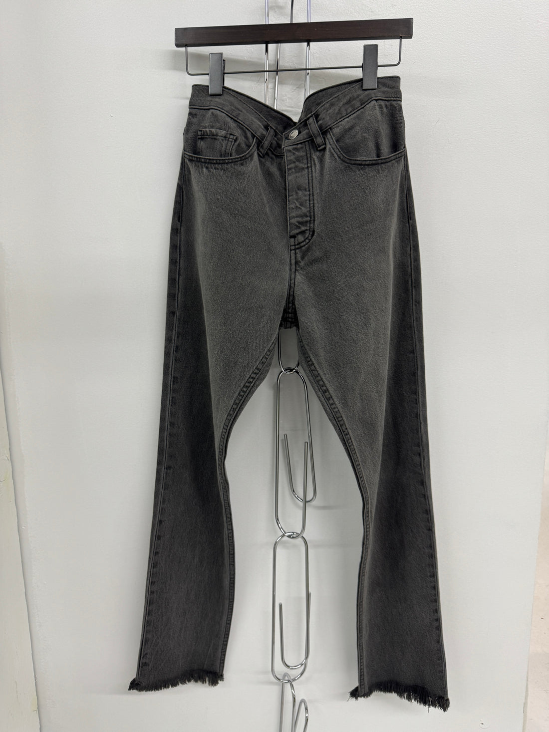 ENFANTS RICHES DEPRIME CHESS BOARD DENIM PANTS