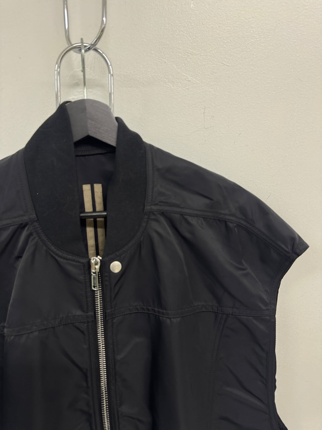 RICK OWENS DRKSHDW SLEEVELESS BOMBER JACKE
